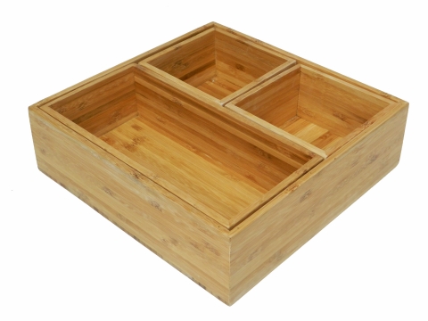 4pc bamboo storages